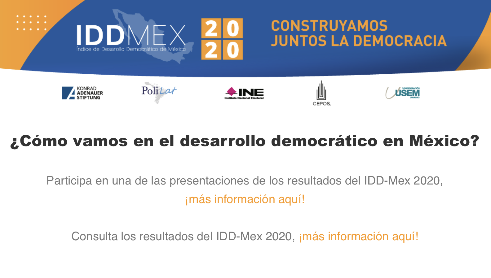 Ciudad de México en retroceso en el IDD-Mex 2020